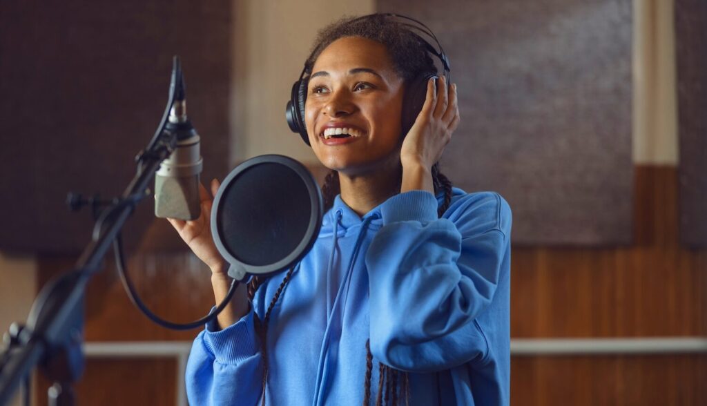 Actor providing a voice over aspect ratio 564 324 1